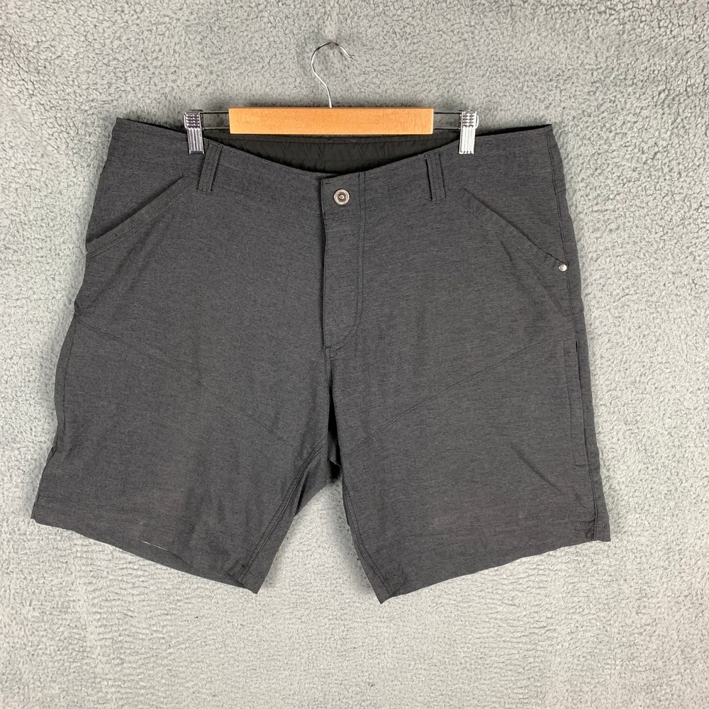 Kuhl Hybrid Shorts Mens 40 Quick Dry Lightweight Hiking‎ Travel Gray Boardshorts
